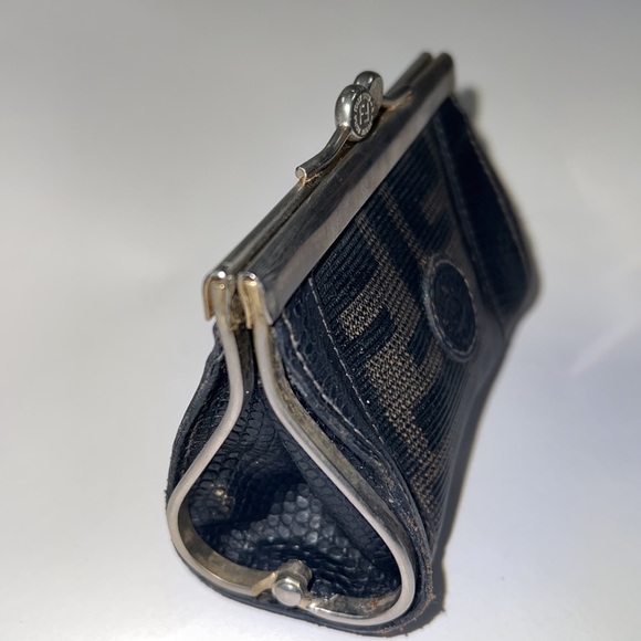 Fendi for Neiman Marcus Vintage Kisslock Wallet Change Purse - Picture 3 of 15